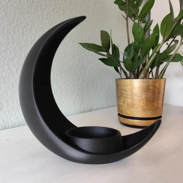 Monddekoration mit elliptischem Blumentopf – Bild 2