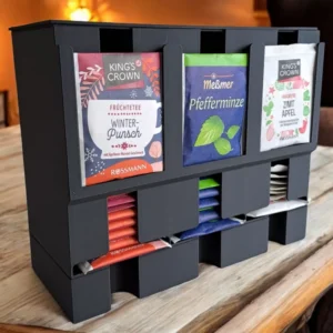 Moderner Tee-Organizer, Teespender