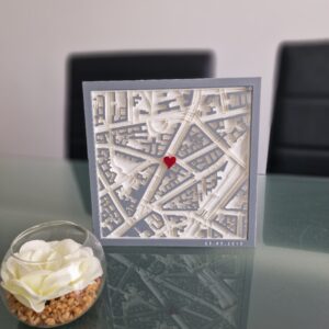 3D-Koordinatenkarte - Bild mit Stadtkoordinaten