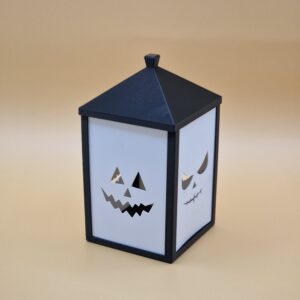 Halloween-Laterne - LED Teelichttauglich