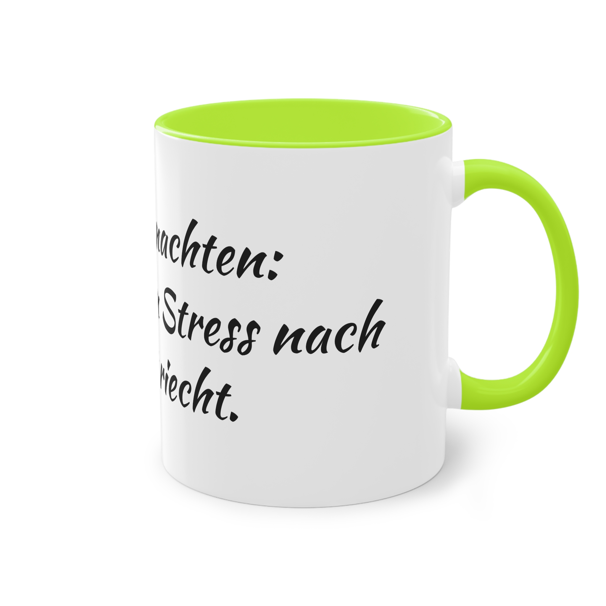 Kaffeetasse "Weihnachten: Wenn Stress nach Zimt riecht" | 11oz - 325ml – Bild 16