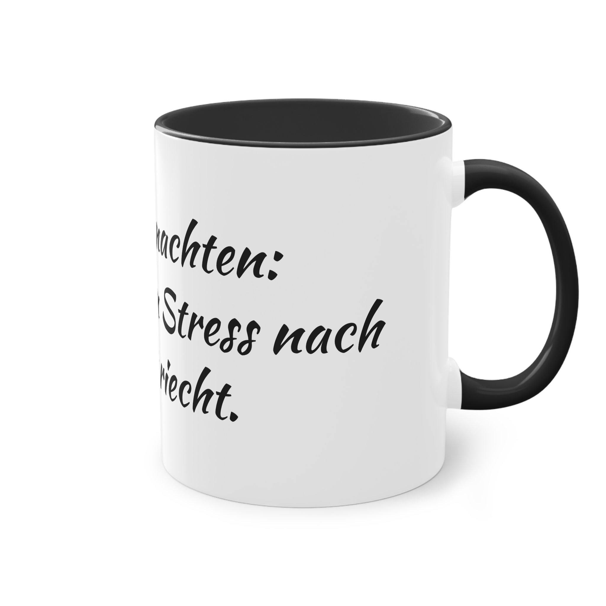 Kaffeetasse "Weihnachten: Wenn Stress nach Zimt riecht" | 11oz - 325ml – Bild 8