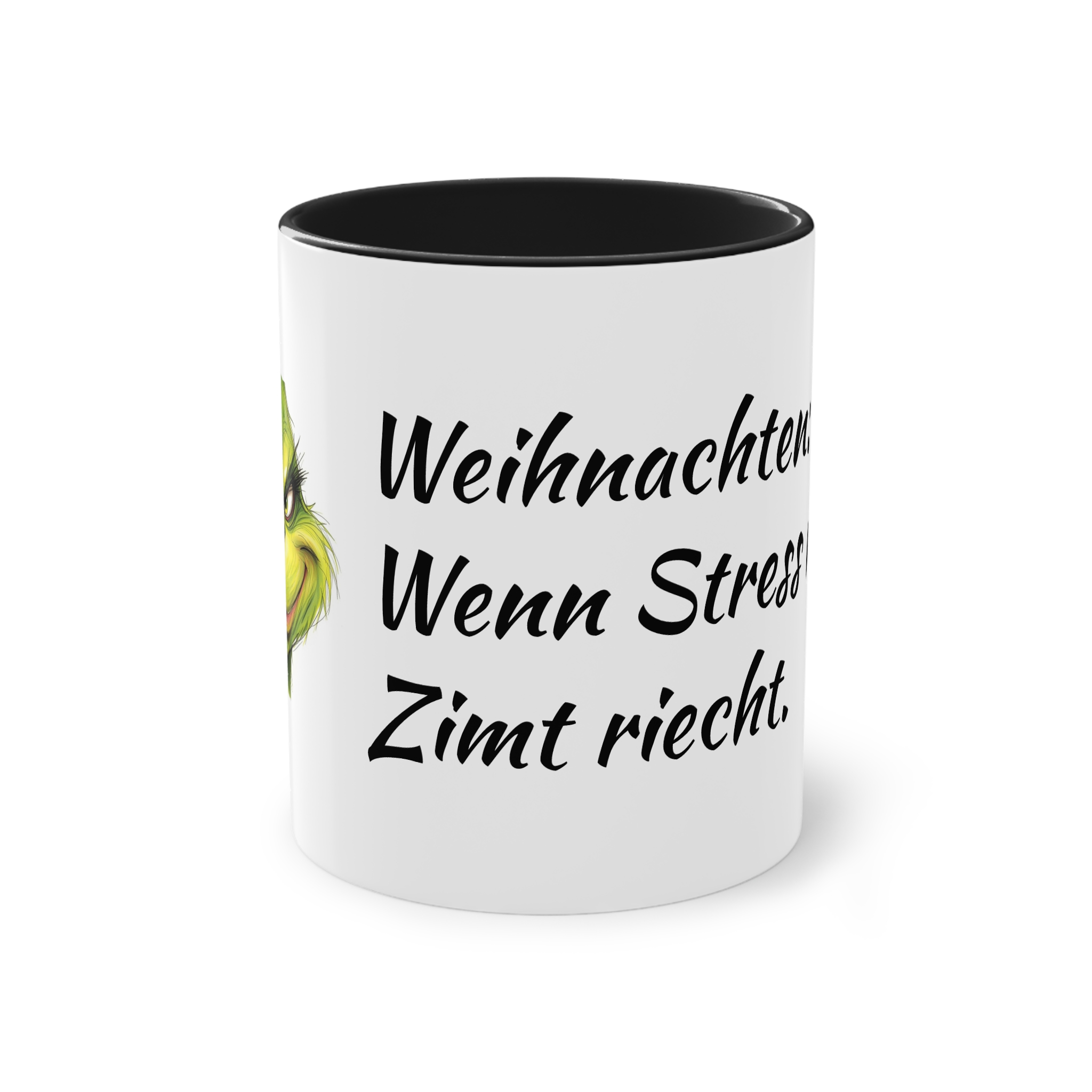 Kaffeetasse "Weihnachten: Wenn Stress nach Zimt riecht" | 11oz - 325ml – Bild 5