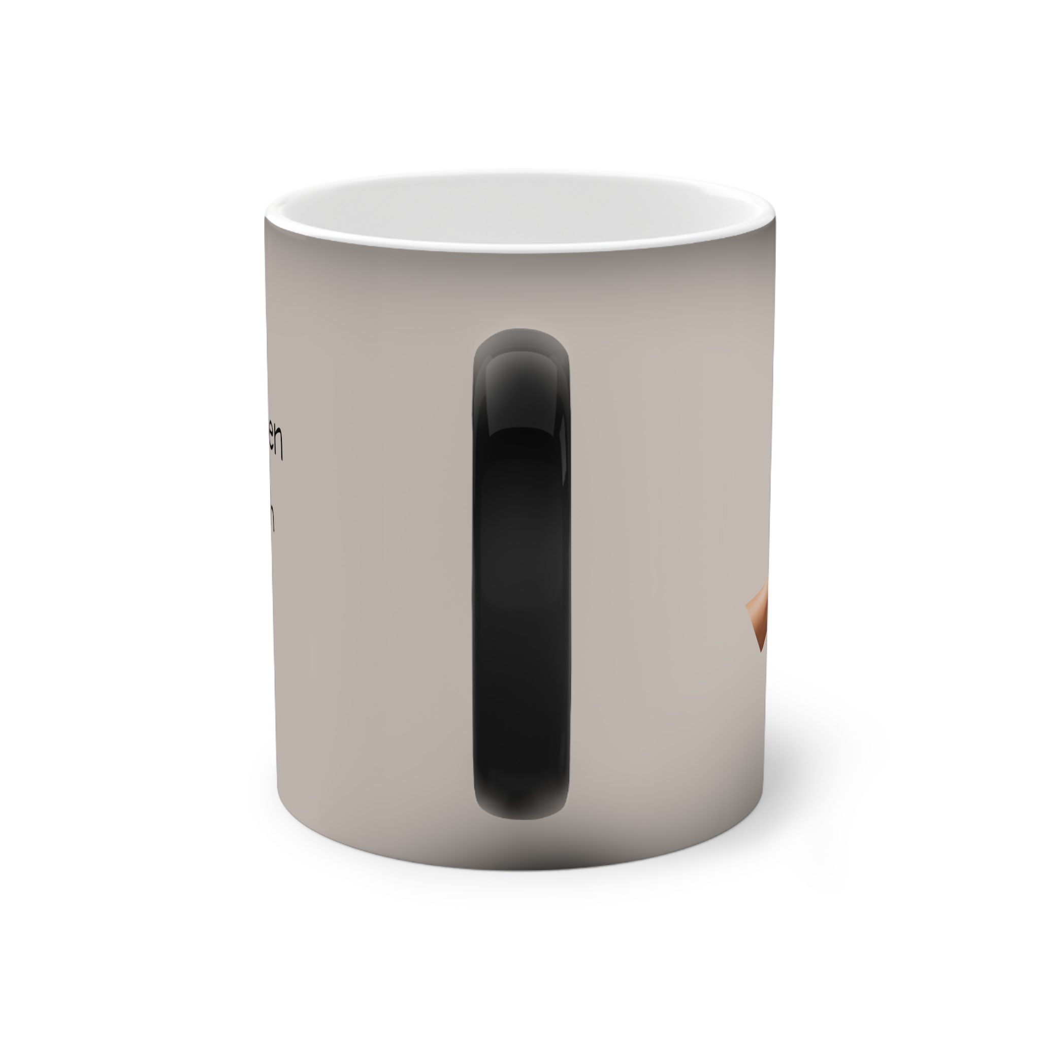 Farbwechselnder Keramikbecher - Wenn du das hier lesen kannst, bitte einfach die Klappe halten – Bild 2