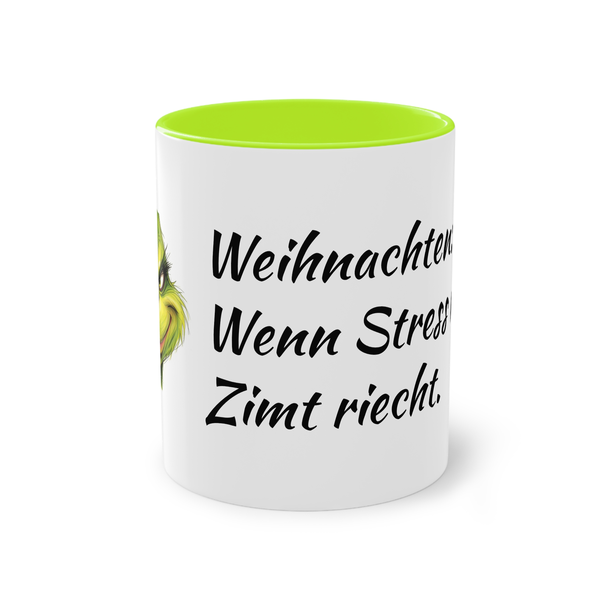 Kaffeetasse "Weihnachten: Wenn Stress nach Zimt riecht" | 11oz - 325ml – Bild 13