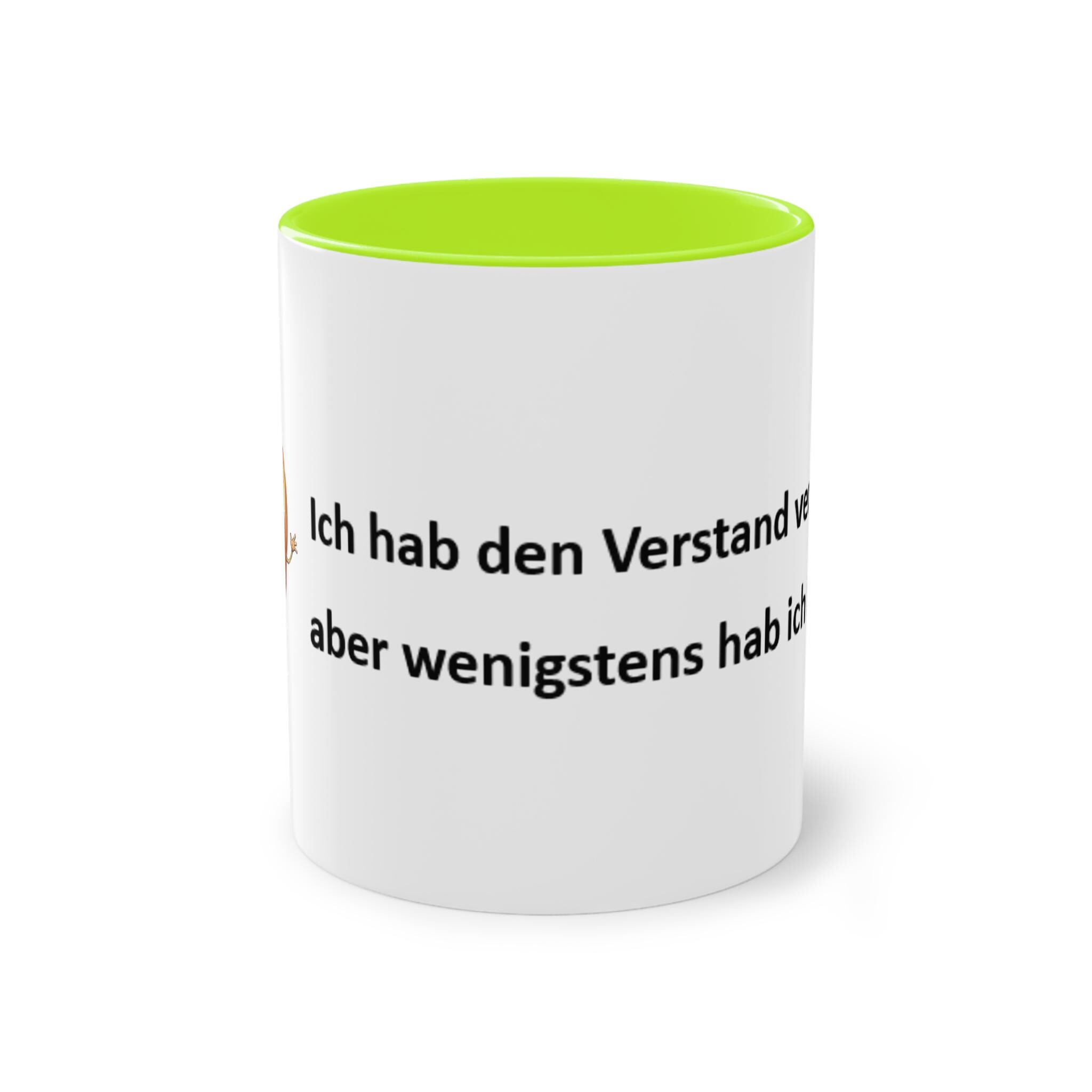 Sarkastischer „Ich hab den Verstand verlore, aber wenigstens hab ich Kaffee“ Kaffeebecher / 325 ml – Bild 6