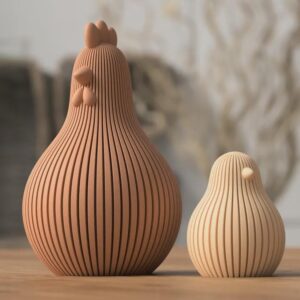 Osterhühner-Deko-Set