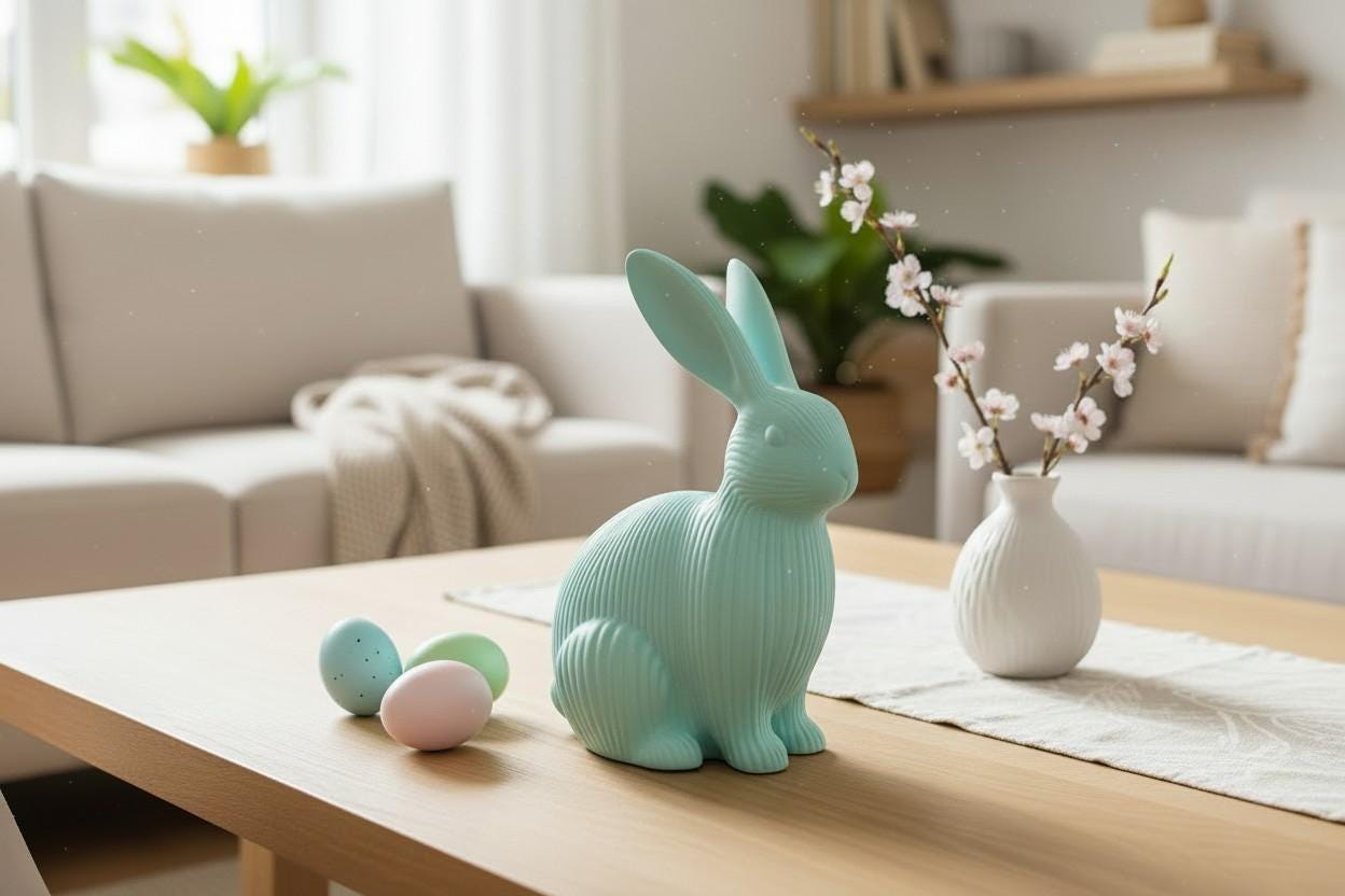 Moderner gerippter Osterhase | 3D-gedruckt – Bild 6