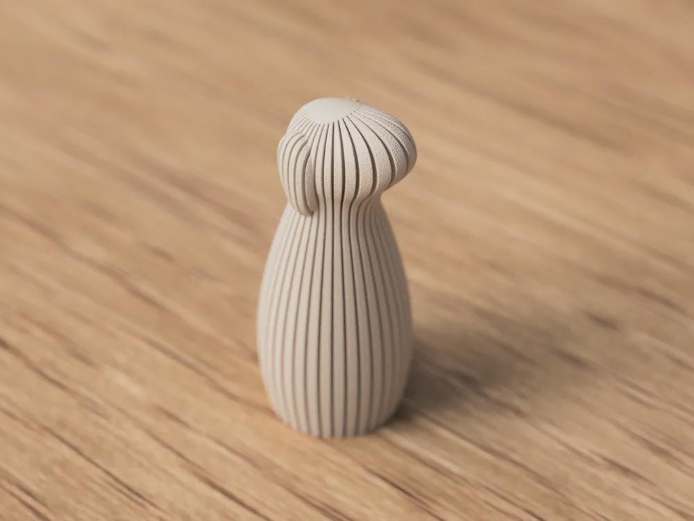 Hunde-Statue mit hängenden oder stehenden Ohren | 3D-gedruckt – Bild 5