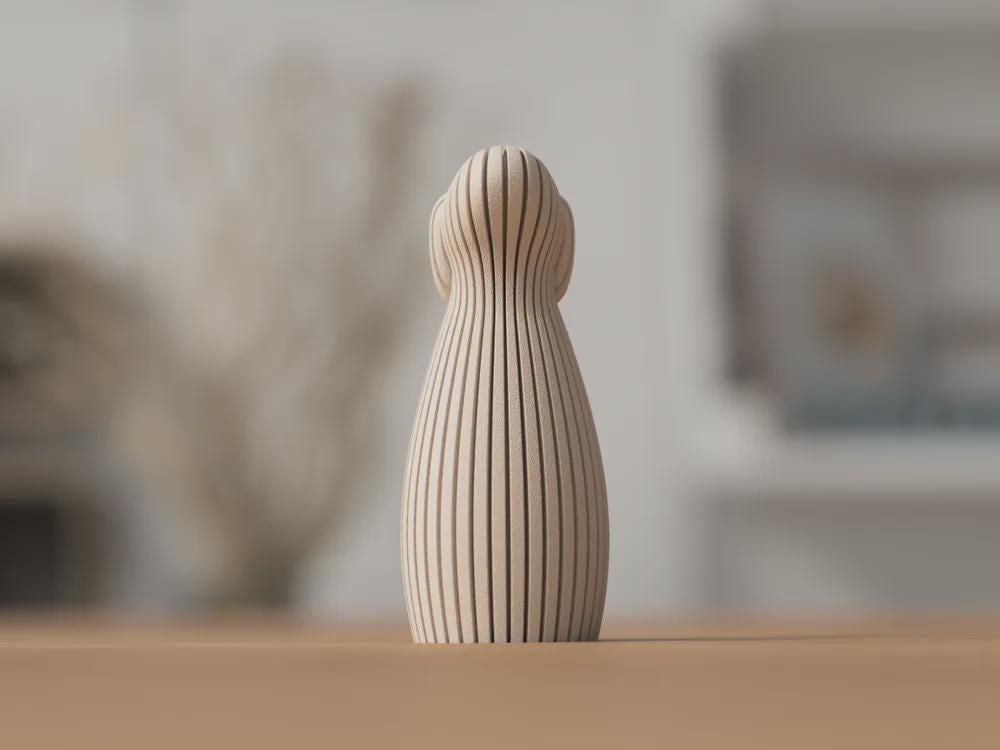 Hunde-Statue mit hängenden oder stehenden Ohren | 3D-gedruckt – Bild 6
