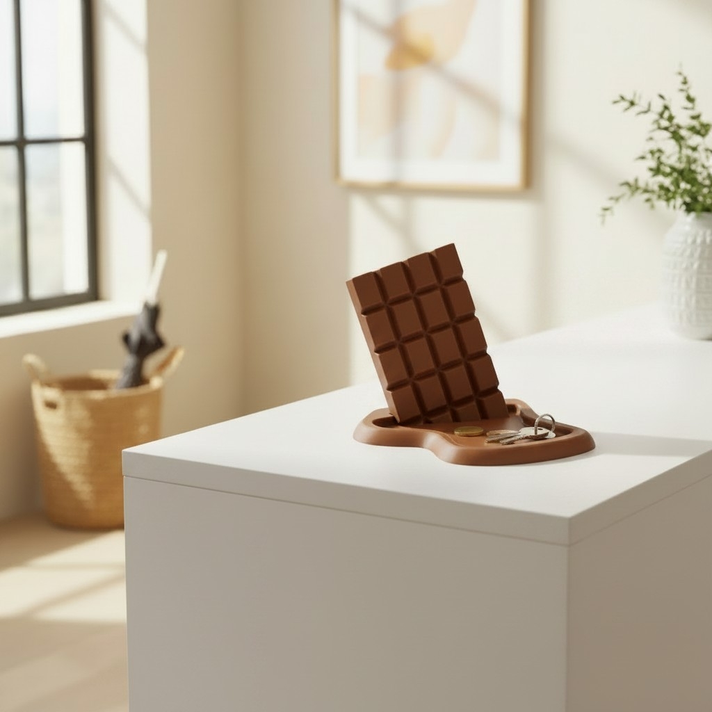 Melting Chocolate Tray | Schlüsselschale & Handyhalter | 3D-gedruckt – Bild 4