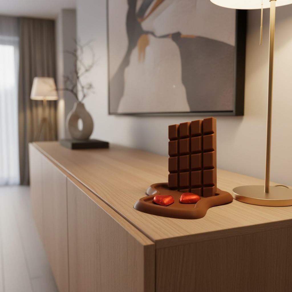 Melting Chocolate Tray | Schlüsselschale & Handyhalter | 3D-gedruckt – Bild 5